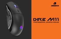 GAMEBOOSTER M11 Dire RGB Aydınlatmalı Siyah Profesyonel Gaming Mouse
